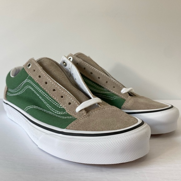 Vans Style 36 Jake Kuzyk Green Khaki Sneakers - Picture 2 of 7